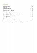 Menu Original Sushi - Desserts