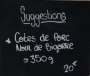 Carte et menu de Les Oies Sauvages à Bruguieres — Un exemple de suggestions du jour