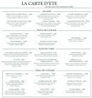 Menu L'Atelier Gourmet - Les salades, plats, ...