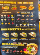 Carte et menu de L'Oasis à Tournefeuille — Sandwich, kebab...