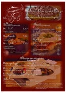 Menu Le mijoté - Les entrées, sandwiches, salades,...
