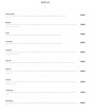 Carte et menu de Monsieur Faur à Cazeres — Les pizzas