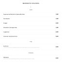 Carte et menu de Monsieur Faur à Cazeres — Les boissons chaudes