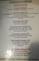 Carte et menu de L'auberge du Pont des Meuniers à Martres Tolosane — Les formules