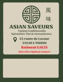 Menu Asian Saveurs - Carte et menus   Asian Saveurs  L'Union