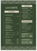 Menu Asian Saveurs - Les entrées, tapas et salades  buns