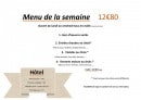 Carte et menu de Café des Sports à Mazeres sur Salat — Menu de la semaine