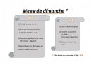 Carte et menu de Café des Sports à Mazeres sur Salat — Menu du dimanche