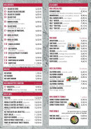 Carte et menu de New sushi à Villefranche de Lauragais — Entrées, riz, brochettes,....