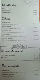 Carte et menu de La Brocante De L'Olivier à Montesquieu Volvestre — Les salades, formules et menu enfant,...