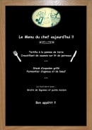 Menu Le J&J - Un exemple de menu du jour