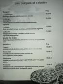 Menu Pizz&Love - Burgers et salades