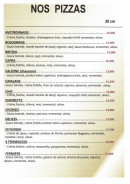 Carte et menu de Delizia Di Marco à Montastruc la Conseillere — Les pizzas