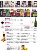 Menu Apero Eclair - Les apéritifs, les bières, les vins, les champagnes...