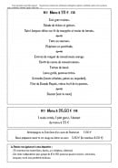 Menu Le Râtelier - Menus suite