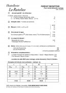 Menu Le Râtelier - Forfaits réceptions 