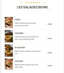 Menu Di Mosca - Les salades