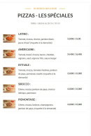 Menu Di Mosca - Les spéciales