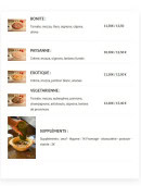 Menu Di Mosca - Les classiques suite