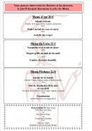 Carte et menu de La Cuisine de dany à Sainte Foy d'Aigrefeuille — Les autres menus