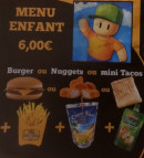 Menu Villa tacos burger - Menu  enfant