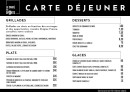 Menu Le Carré des Sports - La carte déjeuner suite