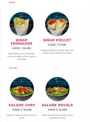 Menu Heroes Coffee - Les wraps et salades