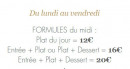 Menu Bier Akademie - Les formules