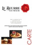 Menu Le Beurre.G - Carte et menu Le Beurre.G Cornebarrieu