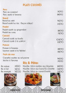 Menu Sàikyo - Les plats, riz, ...