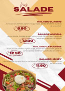 Menu Shawarmood - Les salades