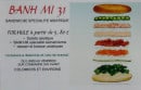 Menu Banh Mi 31 - Les informations sur les menus