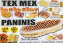 Menu L'Oasis - Tex Mex et paninis