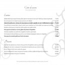 Menu Le Canard sur le Toit - Entrees et poissons