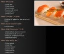 Menu Sushi Tokoro - Les menus à emporter(suite)