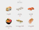 Menu Wok & Sushi - Côté sushi  suite