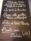 Menu Le Nouveau Bistrot - l ardoise