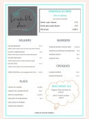 Menu Le Resto d'la Place - Les salades, burgers, ...