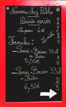 Menu Pizza Pablo - Les formules