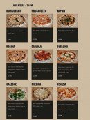 Menu Clementito - Menu pizza