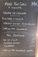 Menu Villa Romana - Menu foie gras