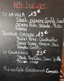 Menu Villa Romana - Les burgers