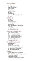 Carte et menu de Bel'Asie à La Salvetat Saint Gilles — Les poulet, bœufs ...