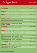 Carte et menu de Casa di Carlotta à La Salvetat Saint Gilles — les pizzas base tomate