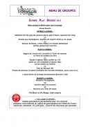 Menu Brasserie Le neuvième - Le menu de groupes à 35€