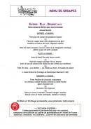 Menu Brasserie Le neuvième - Le menu de groupes à 40€