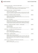 Carte et menu de Billot des Abattoirs à Mauvezin — Les vins rouges suite