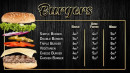 Menu Tacos & Burger - les burgers