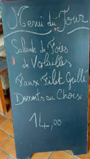 Menu La Grange - L&#039;ardoise