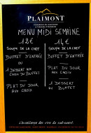 Menu la Pergola - Exemple de menu de la semaine